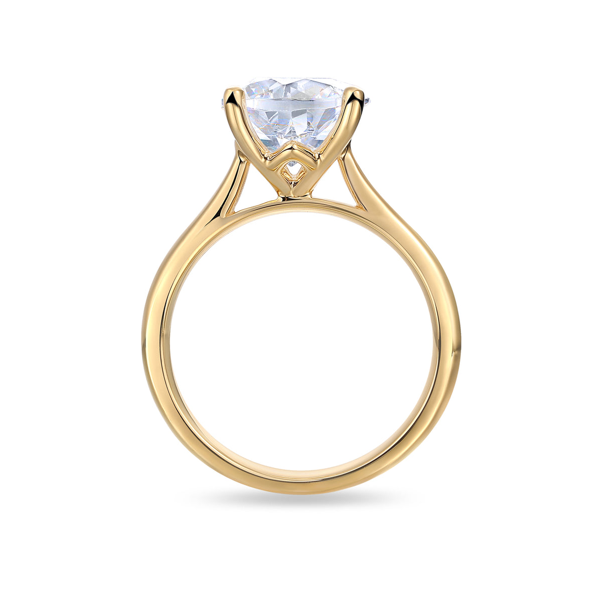 18ct Gold 3.07ct Pear Diamond Ring