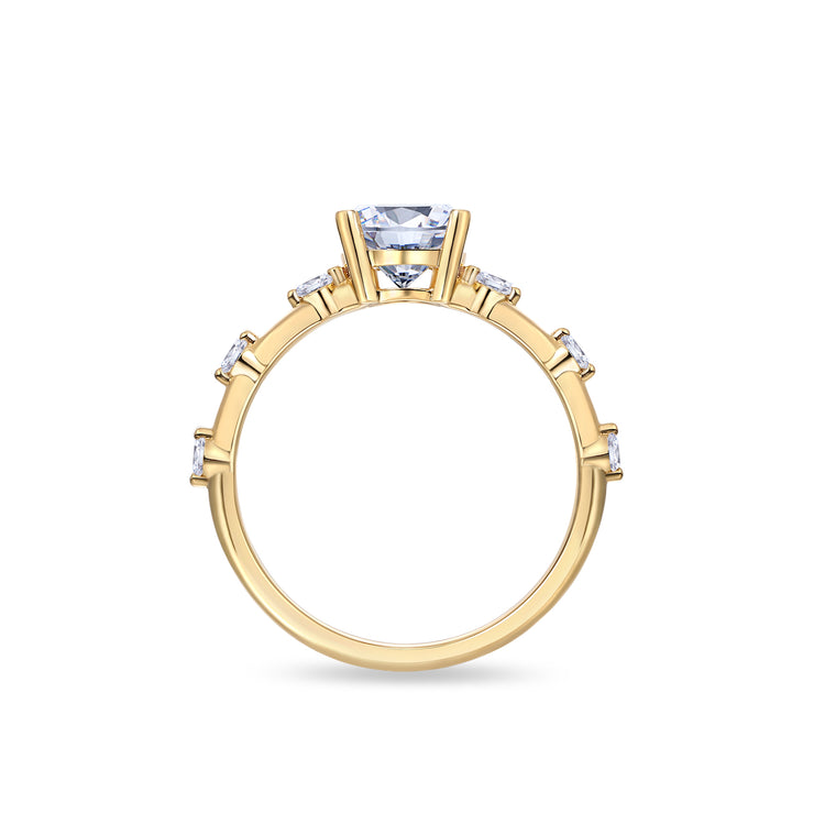 1.74ct Oval Engagement Ring
