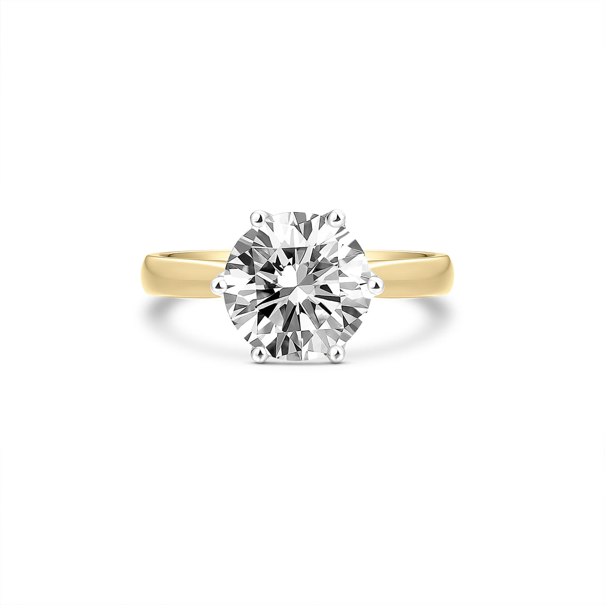 Round 2.5ct Lab Diamond Solitaire