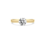 1ct Round Lab Diamond Solitaire with 6 claws 18ct Gold