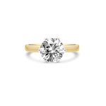 2ctRound Lab Diamond Solitaire with 6 claws 18ct Gold