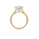 1ct Round Lab Diamond Solitaire with 6 claws 18ct Gold