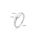 Petite Silver Signet Ring