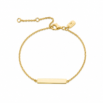 9ct Gold engravable ID bracelet