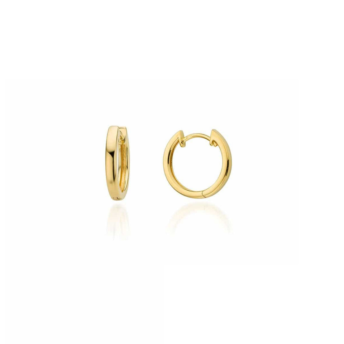 Medium 9ct Gold Hoop Earrings