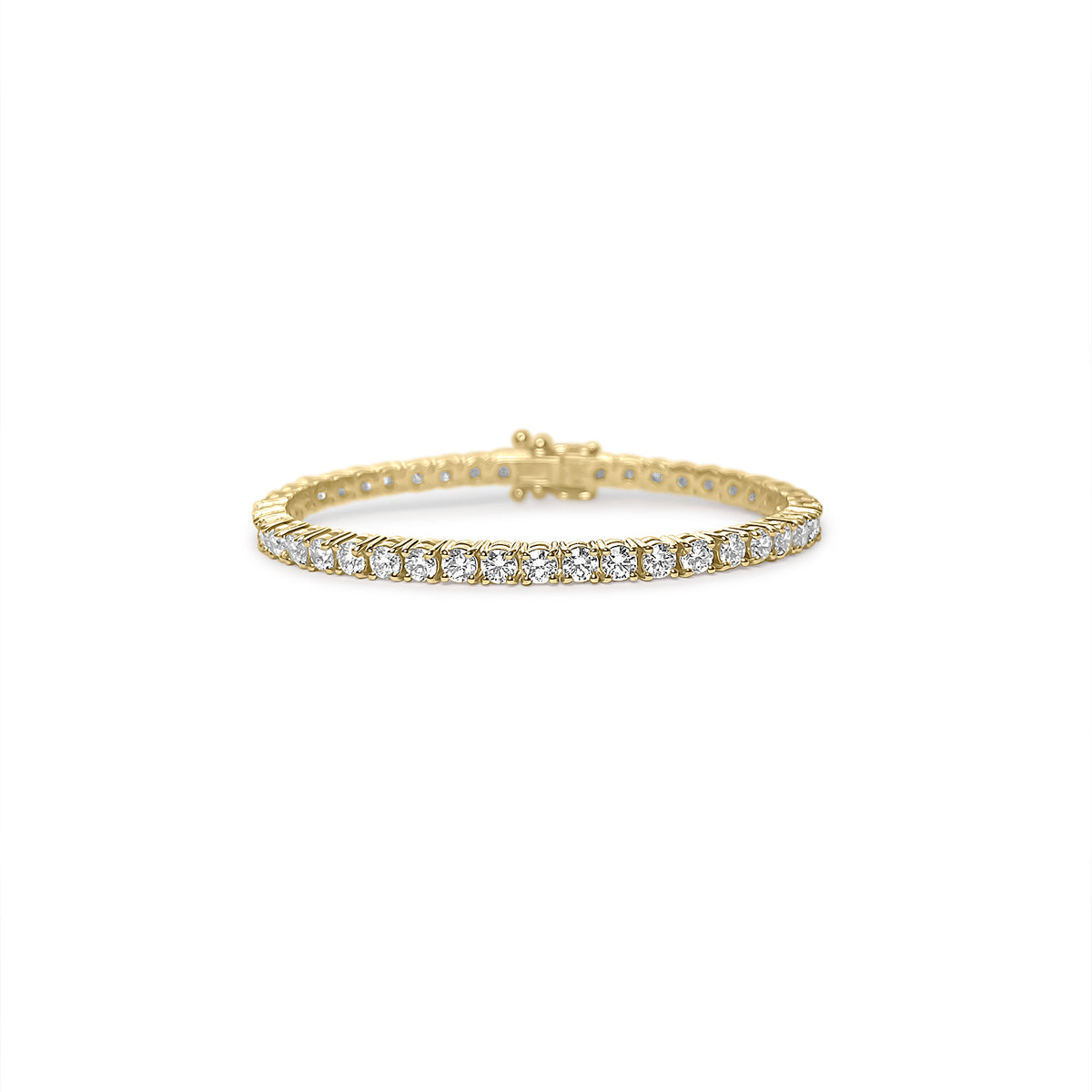 Lab Diamond Tennis Bracelet in 18ct Gold