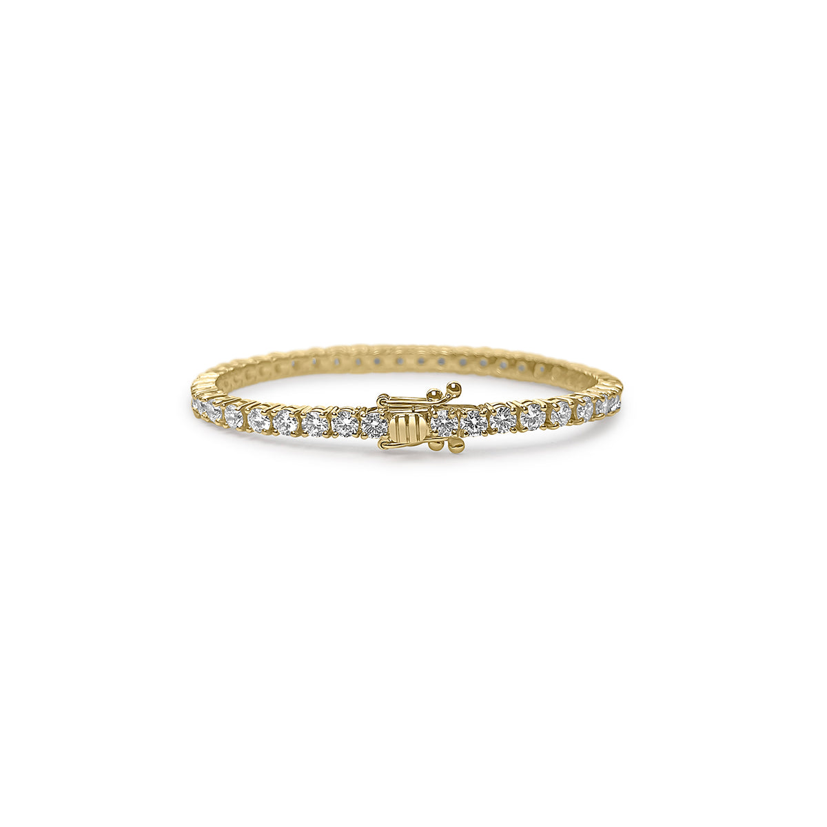 Lab Diamond Tennis Bracelet in 18ct Gold