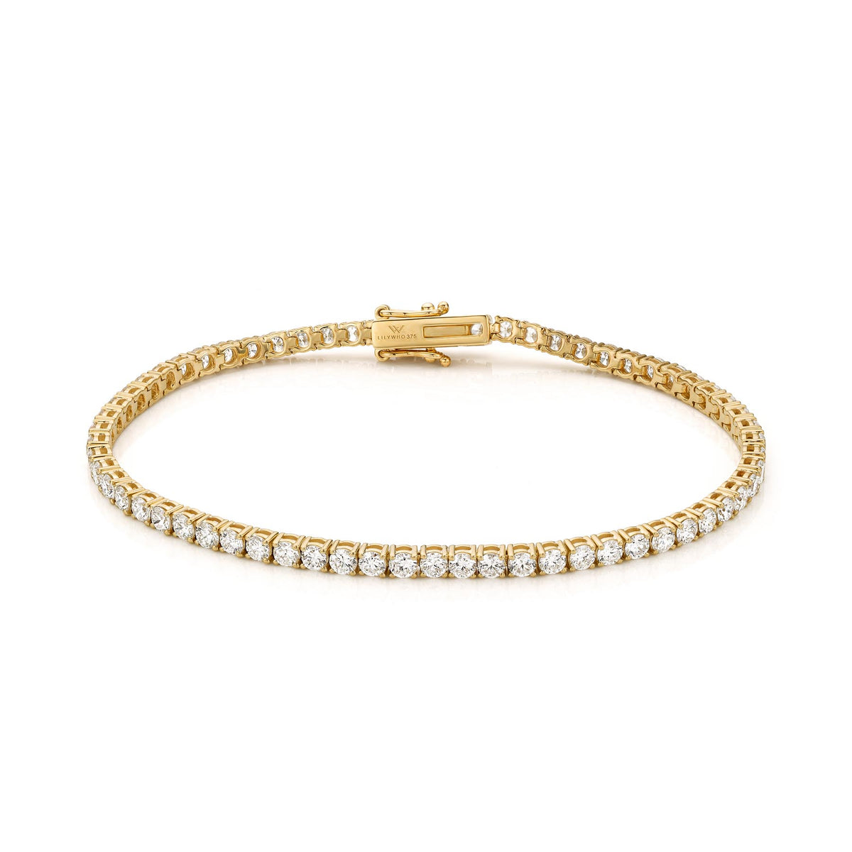 4ct Lab Diamond Tennis Bracelet in 9ct Gold