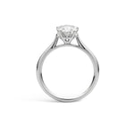 2ct Pear Lab Grown Diamond Solitaire Ring in Platinum