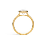 2ct Marquise Cut Lab Diamond in a 18ct gold Bezel Setting