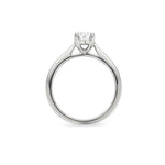 1ct Oval Natural Diamond Ring Solitaire