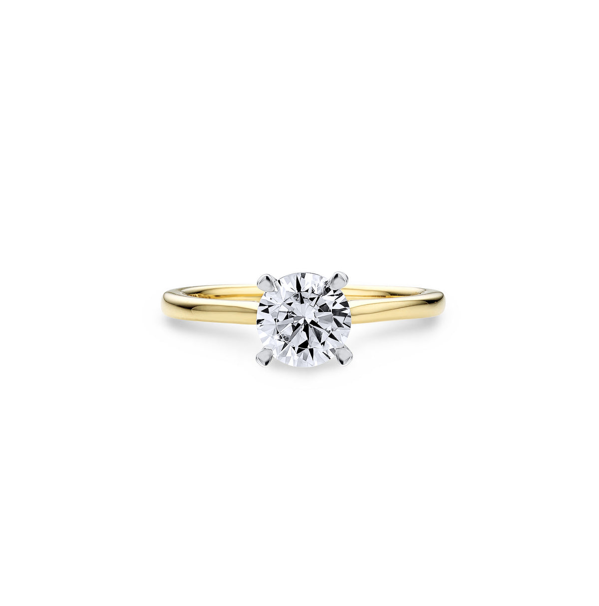 Round Solitaire 1ct Lab Diamond Ring