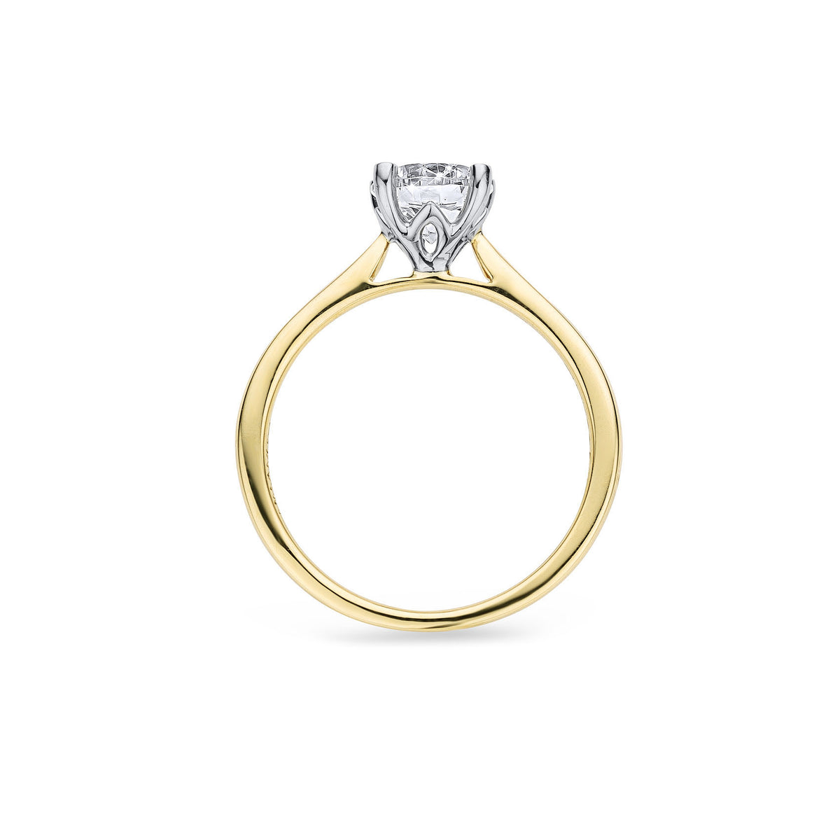 Round Solitaire 1ct Lab Diamond Ring