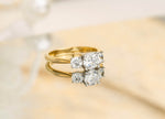 3 round stones 1.25ct Natural Diamond Ring