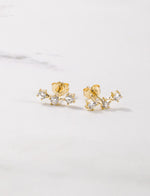 9ct Gold & Diamond Trio Stud Earrings