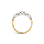 Multi Stone Lab Diamond Ring set in 18ct Gold