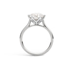 2.5ct Lab Diamond Round Solitaire with 6 claws Platinum
