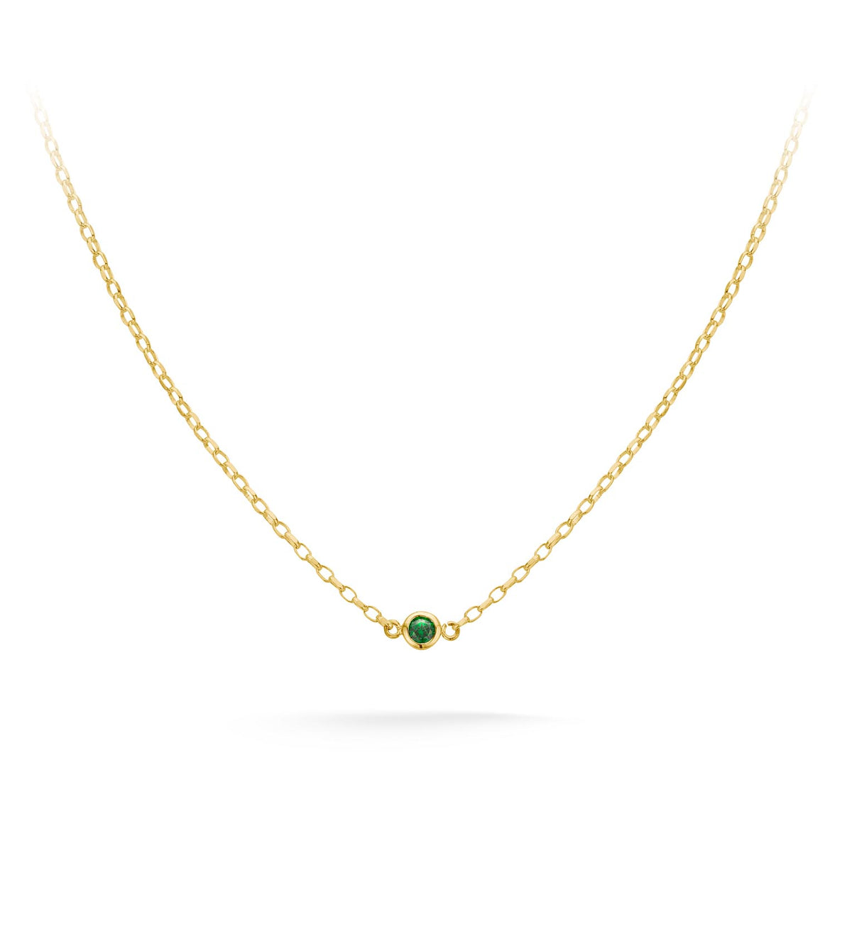 9ct Gold Birthstone Necklace