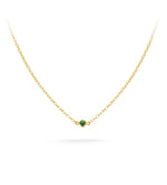 9ct Gold Birthstone Necklace