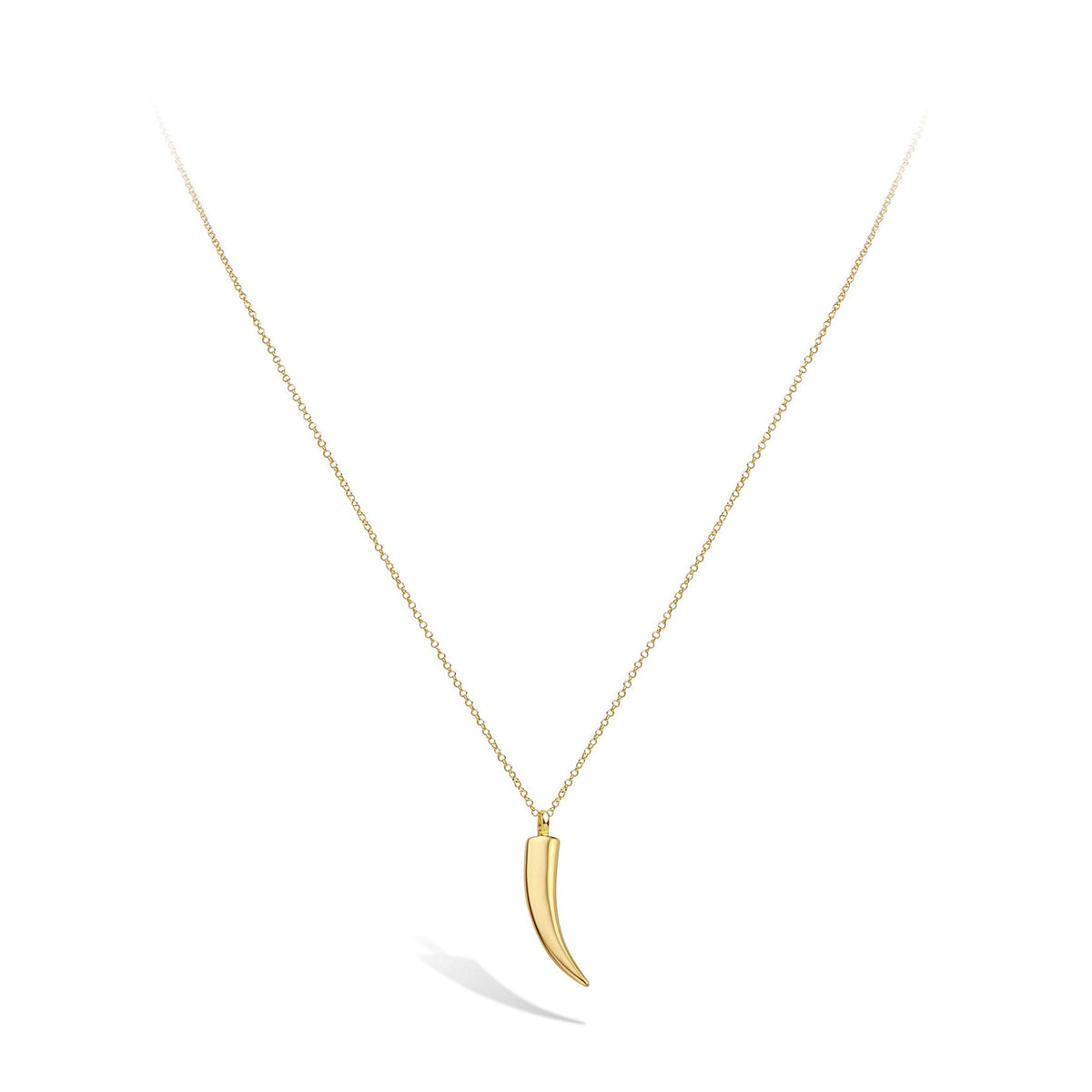 9ct Gold Horn of Live Necklace