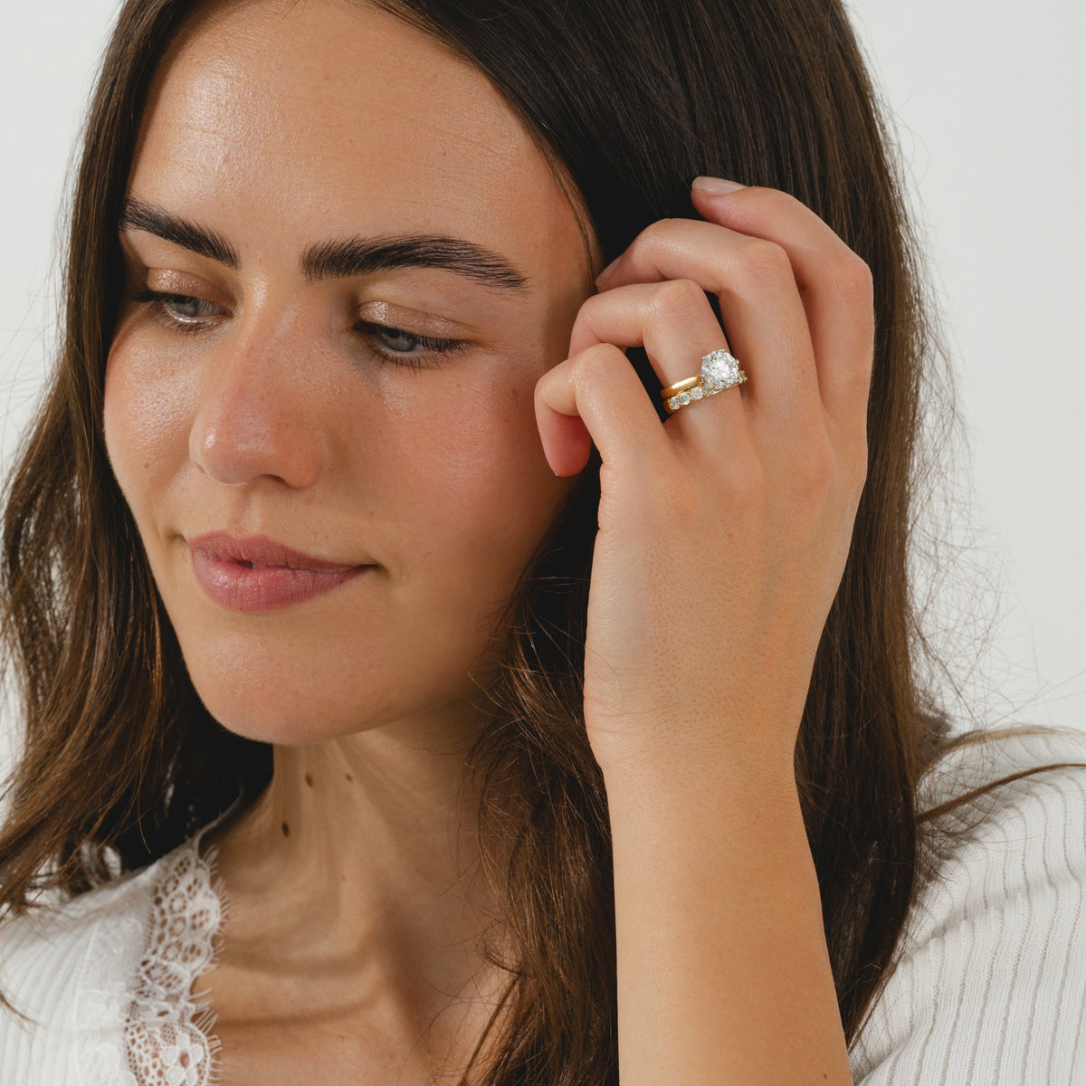 2.5ct Lab Diamond Round Solitaire with 6 claws