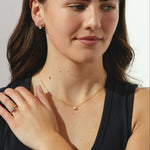 18ct Gold .50ct Lab Diamond Necklace