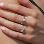 Platinum .50ct Round Lab Diamond Solitaire Ring