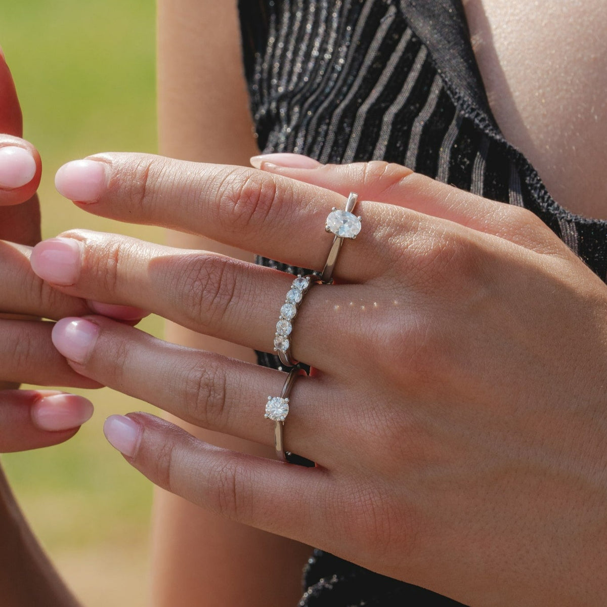 Platinum Eternity Ring .75ct