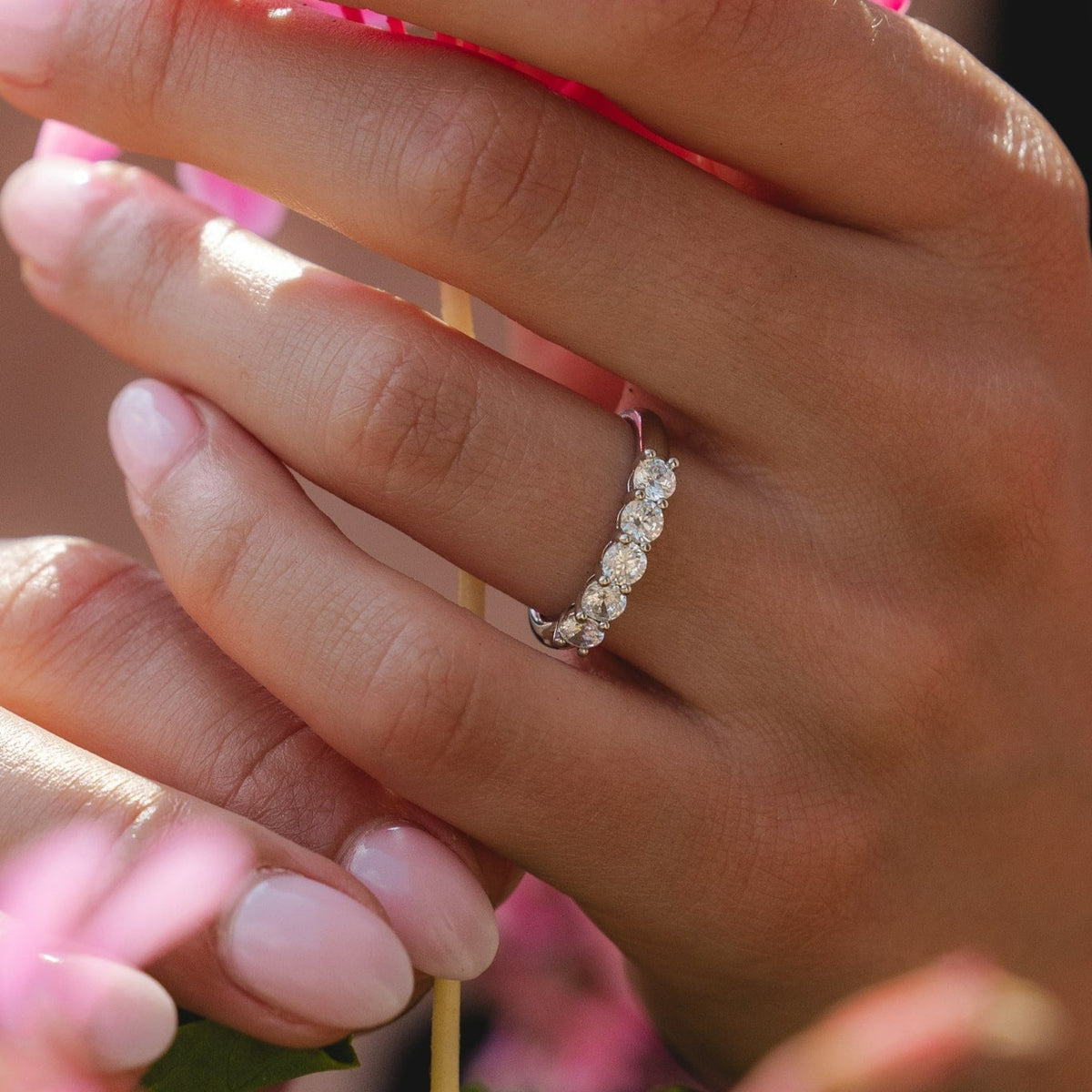 Platinum Eternity Ring .75ct