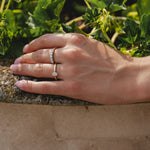 18ct Gold .50ct Oval Solitaire Lab Diamond Ring