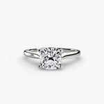 Cathedral Setting Solitaire Ring