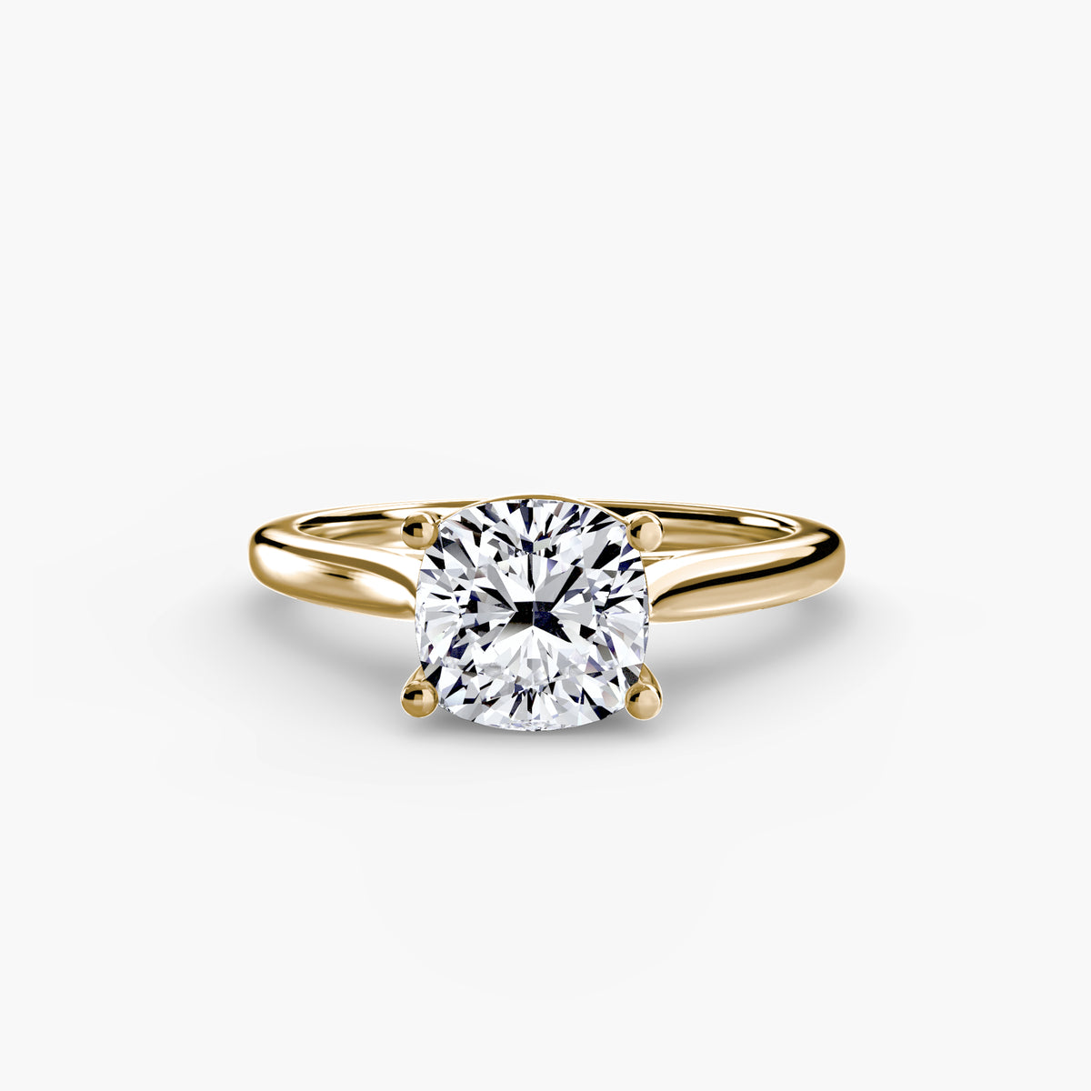 Cathedral Setting Solitaire Ring