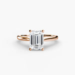 Cathedral Setting Solitaire Ring