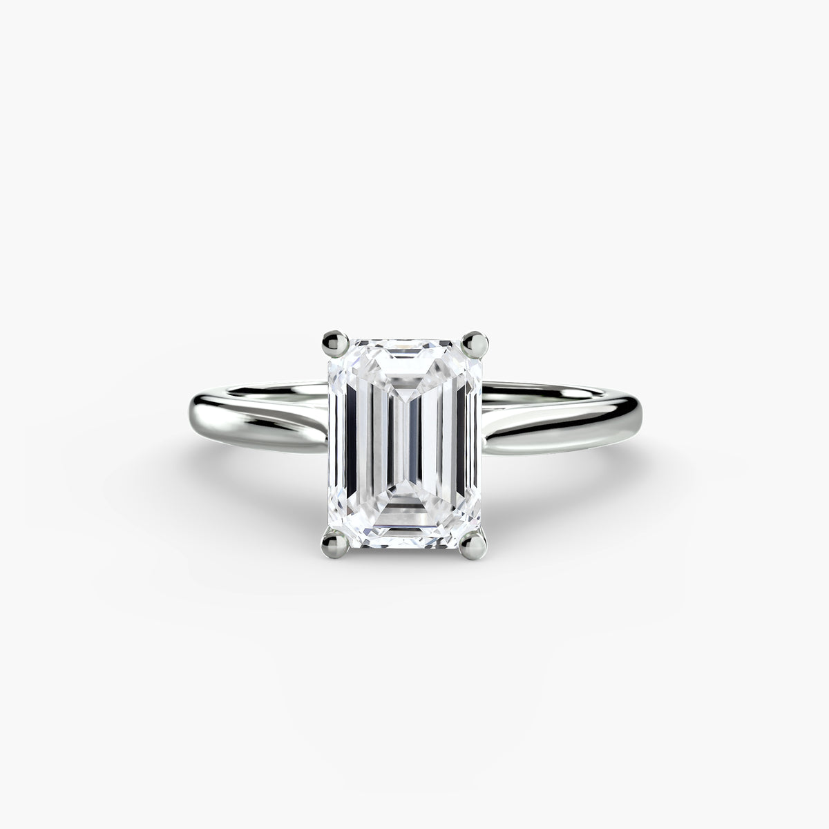 Cathedral Setting Solitaire Ring