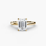 Cathedral Setting Solitaire Ring