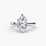 Cathedral Setting Solitaire Ring
