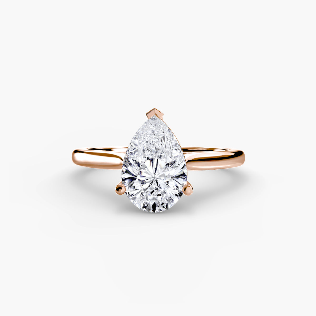 Cathedral Setting Solitaire Ring