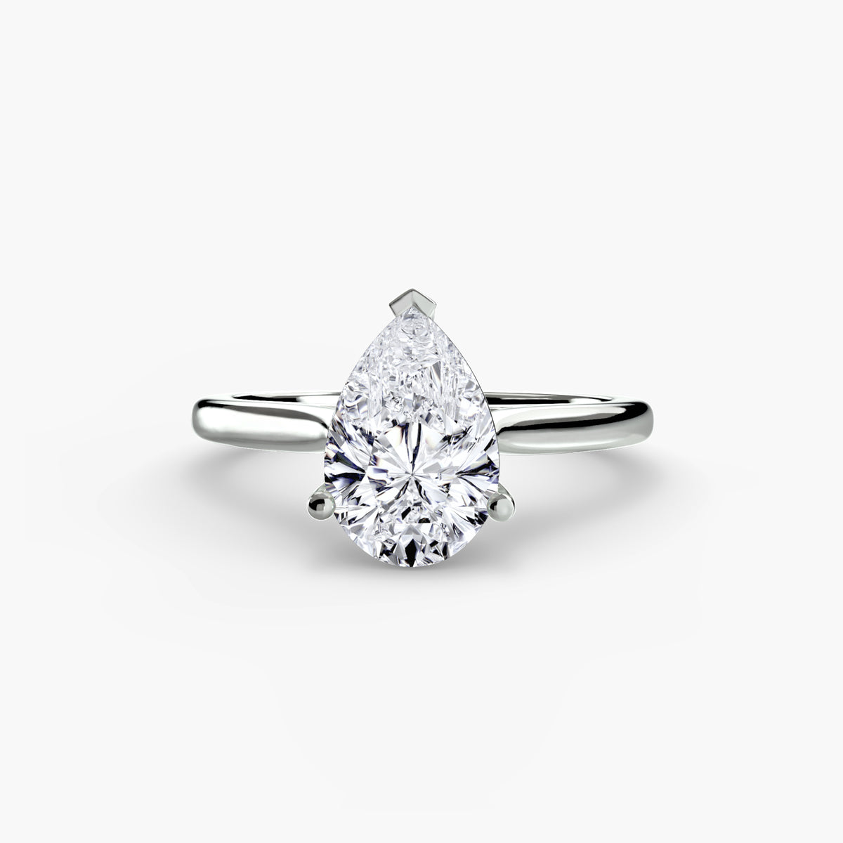 Cathedral Setting Solitaire Ring