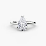 Cathedral Setting Solitaire Ring