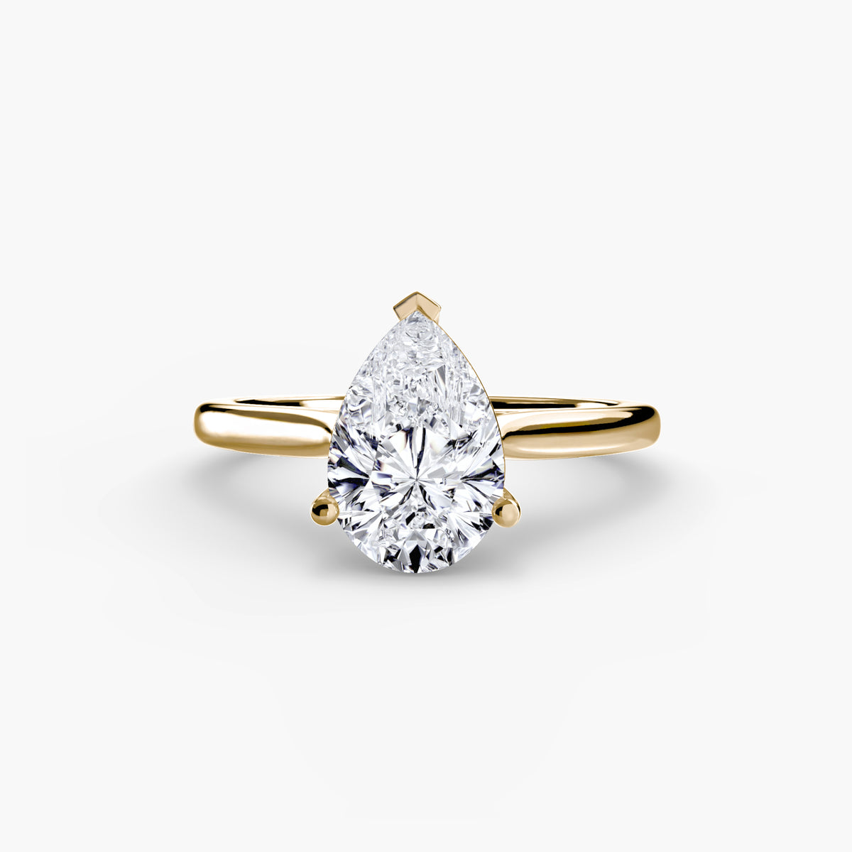 Cathedral Setting Solitaire Ring