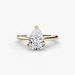 Cathedral Setting Solitaire Ring