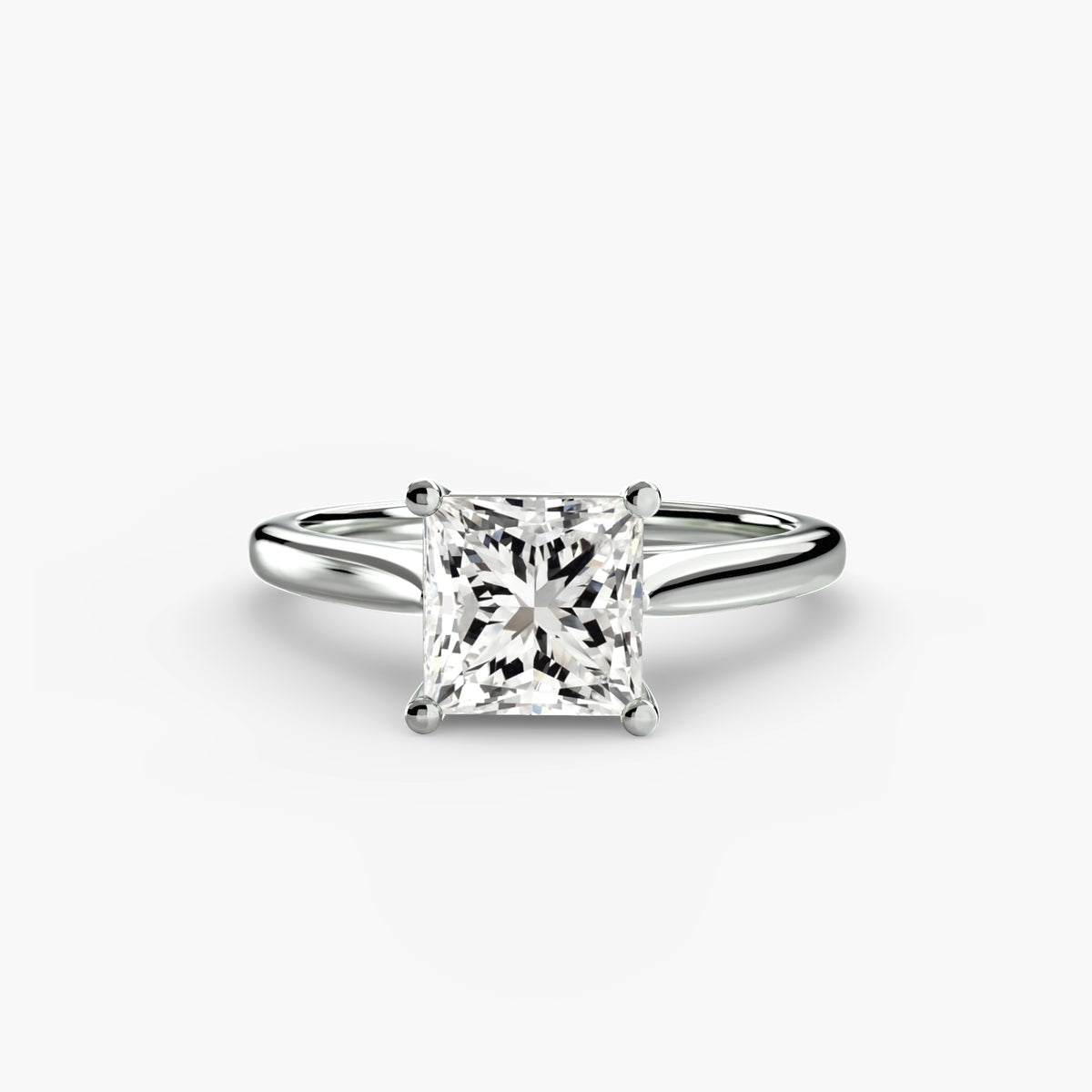 Cathedral Setting Solitaire Ring