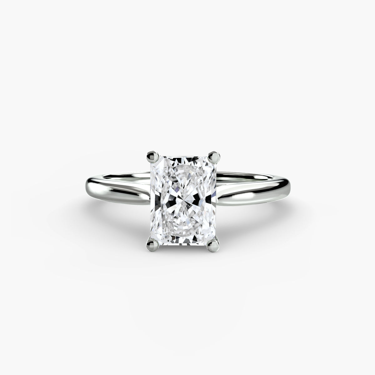Cathedral Setting Solitaire Ring
