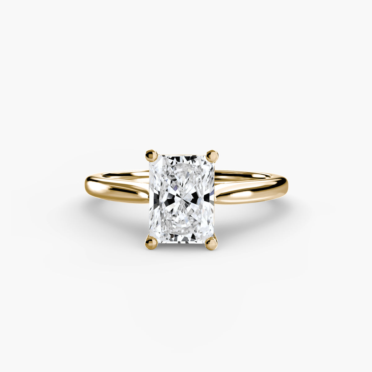 Cathedral Setting Solitaire Ring
