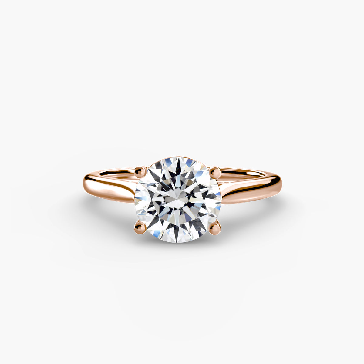 Cathedral Setting Solitaire Ring