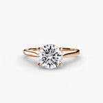 Cathedral Setting Solitaire Ring