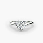 Cathedral Setting Solitaire Ring