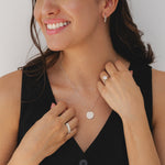 2.1ct oval eternity band 7 Natural Diamonds in Platinum