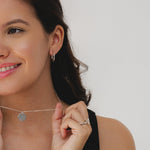 Plain Silver Hoop Earrings