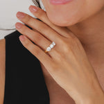 18ct Gold 3 Stone Diamond Ring 2.25ct Lab